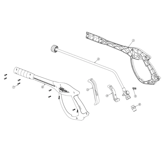 Vysokotlaková pištol AL12 3/8″ F – M22 F 0702106081